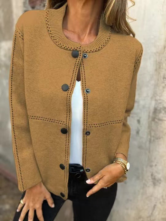 Cozy Women's Open Front Cardigan Sweatshirt