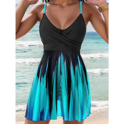 Flattering Wrap Swimwear for Women with Adjustable Straps