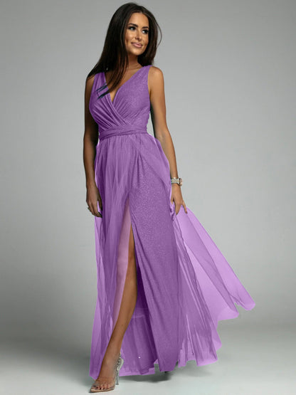 Sexy Women's Party Dress - Tight Fit - Low V Neck