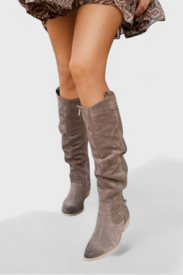 Classic Vintage Knee High Boots