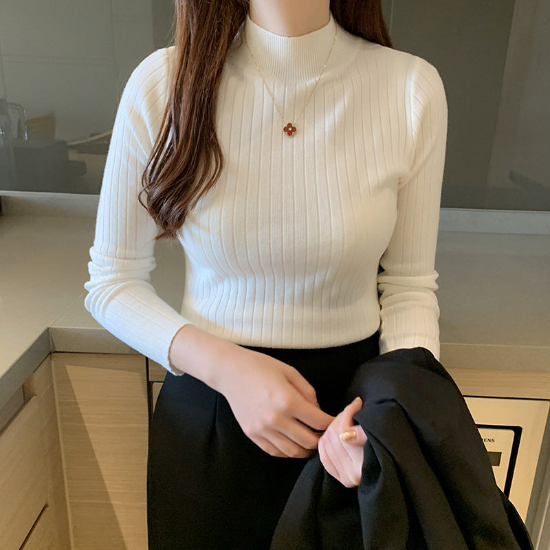 Soft Crew Neck Sweater for Daily Wear - Nocini