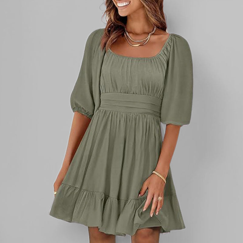 Casual Mini Cotton Dress for Women