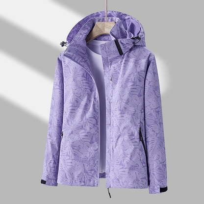 Waterproof Women's Stylish Zip Hoodie Jacket