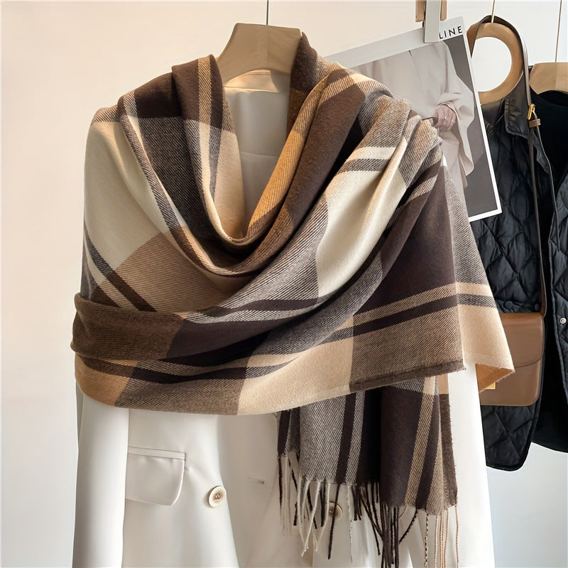 Soft Fringe Winter Scarf