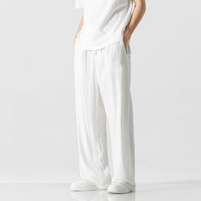 Comfortable Men's Full Length Drawstring Trousers