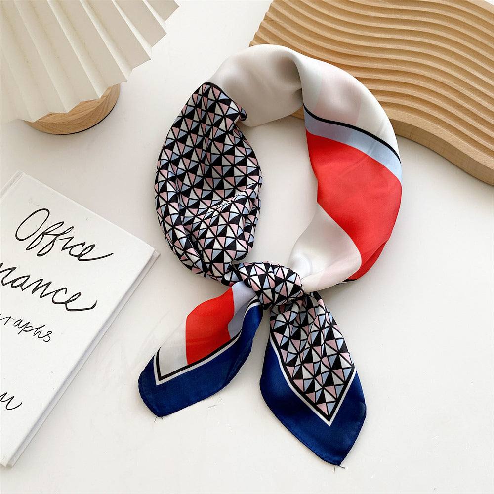 Luxurious Silk Patterned Scarf