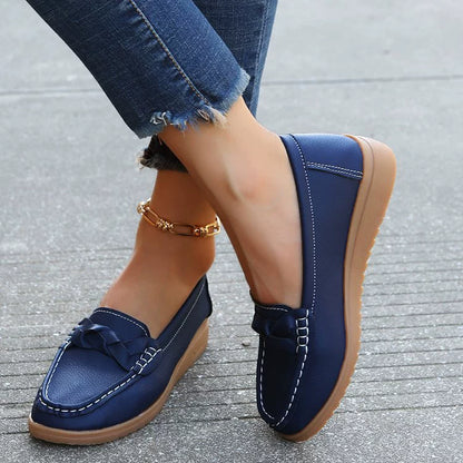 Comfortable Slip On Flat Shoes for Women - Nocini