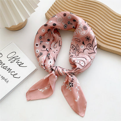 Luxurious Silk Patterned Scarf
