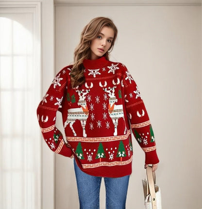Cozy Holiday Crew Neck Sweater
