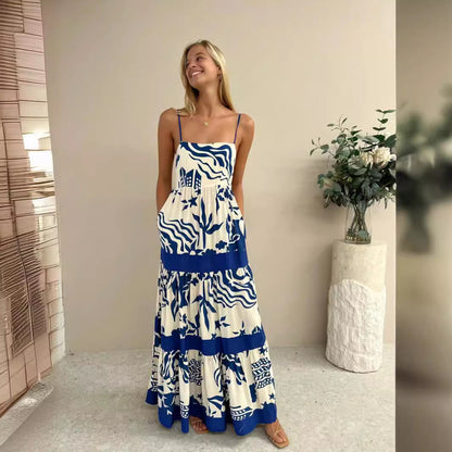 Long Sleeveless Summer Maxi Dress for Women