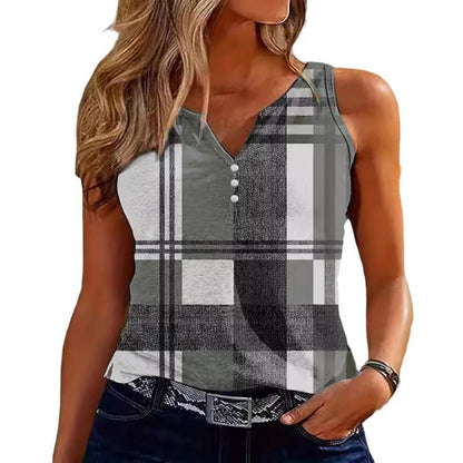 Feminine Fit V Neck Tank Top