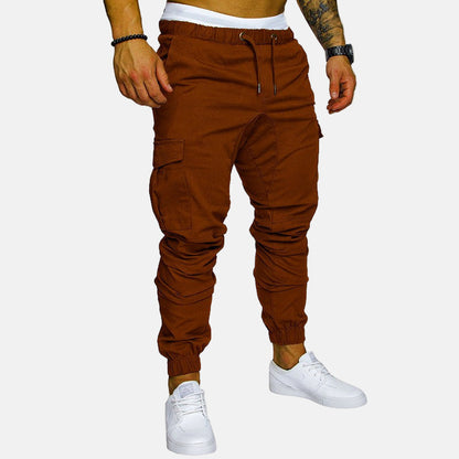 Comfortable Men's Jogger Pants with Elastic Waist