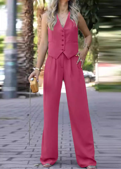 Stylish Women's Vest Suit Jacket Set