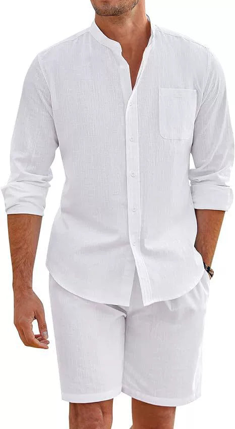 Casual Summer Shirt and Shorts Set
