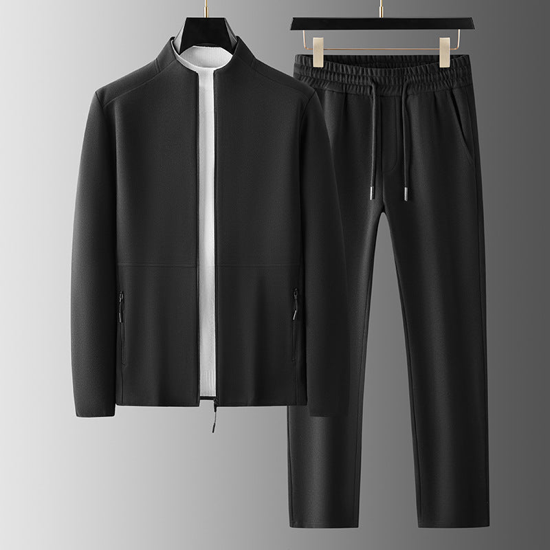 Comfortable Men's Tracksuit Set with Adjustable Waist
