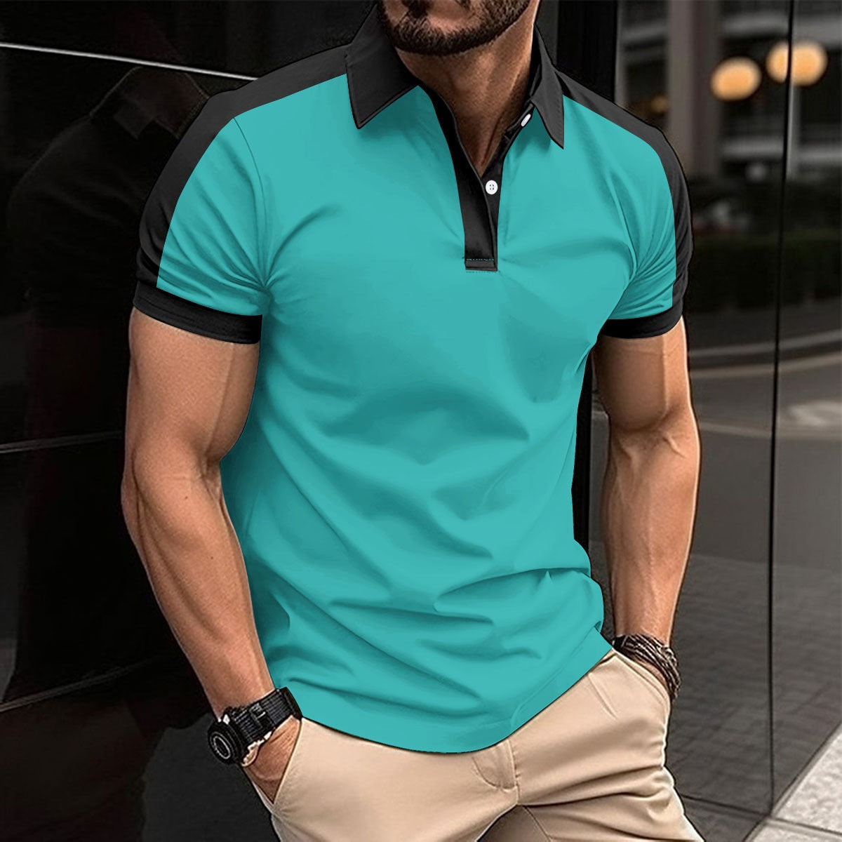 Slim Fit Men's Polo Shirt in Soft Cotton