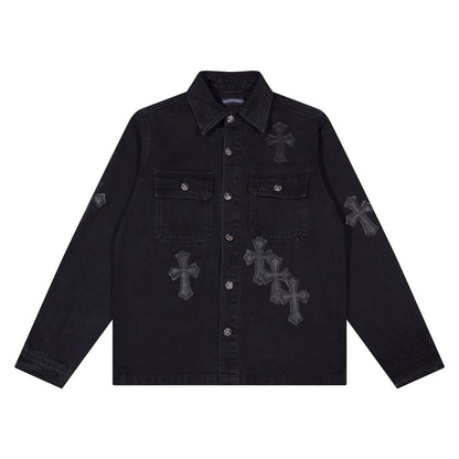 Ripped Blue Jean Jacket - Nocini