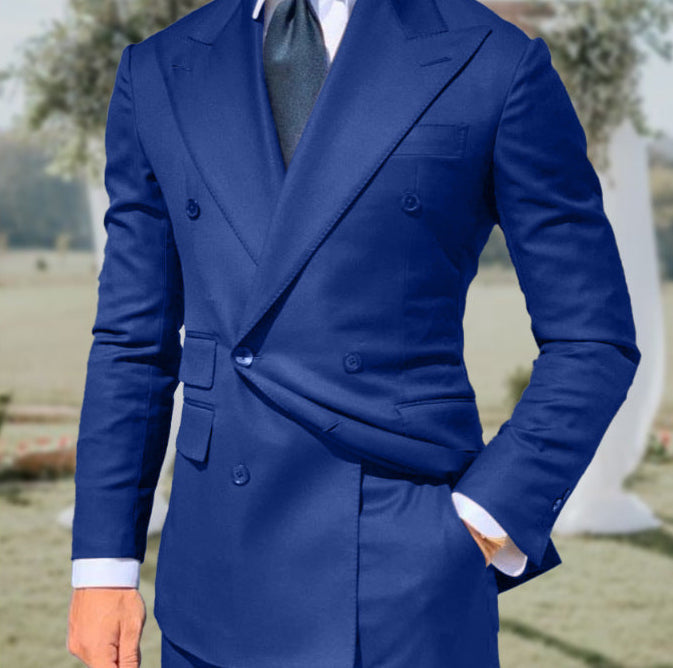 Classic Fit Men's Double Breasted Blazer