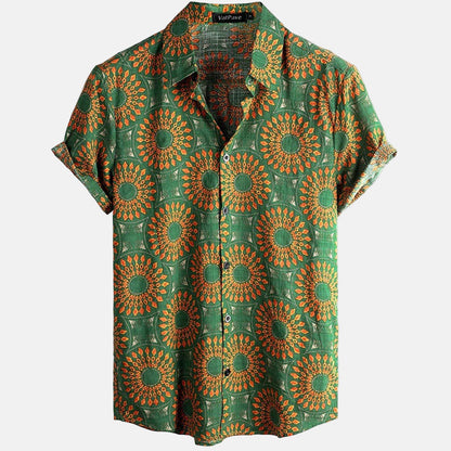 Vibrant Tropical 3D Graphic Tee