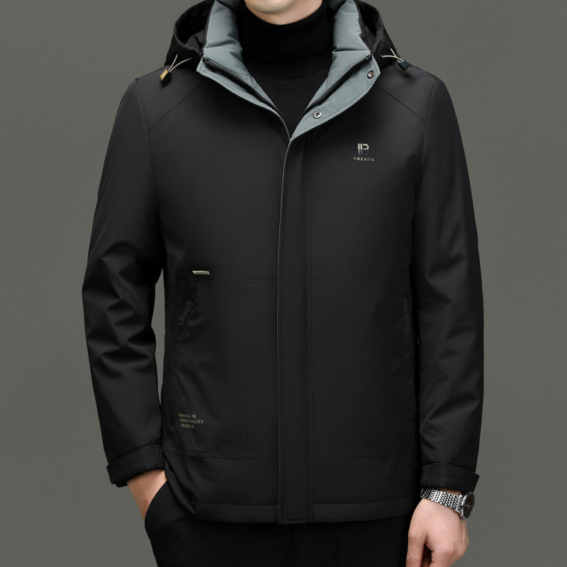 Warm Water Resistant Men's Puffer Jacket