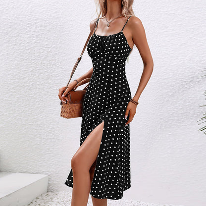 Spotted Midi Summer Dress