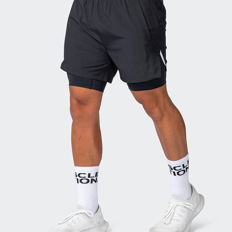 Men's Athletic Shorts - Lightweight - Slim Fit - Moisture Wicking