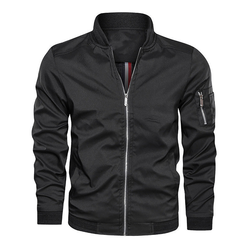 Classic Mens Bomber Jacket Comfort Fit