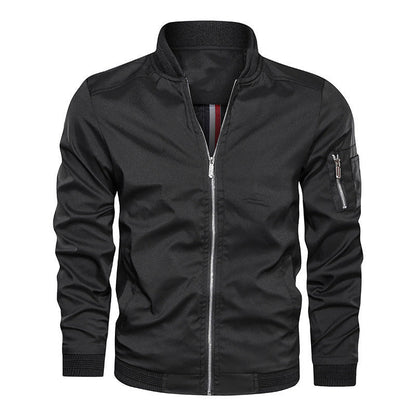 Classic Mens Bomber Jacket Comfort Fit
