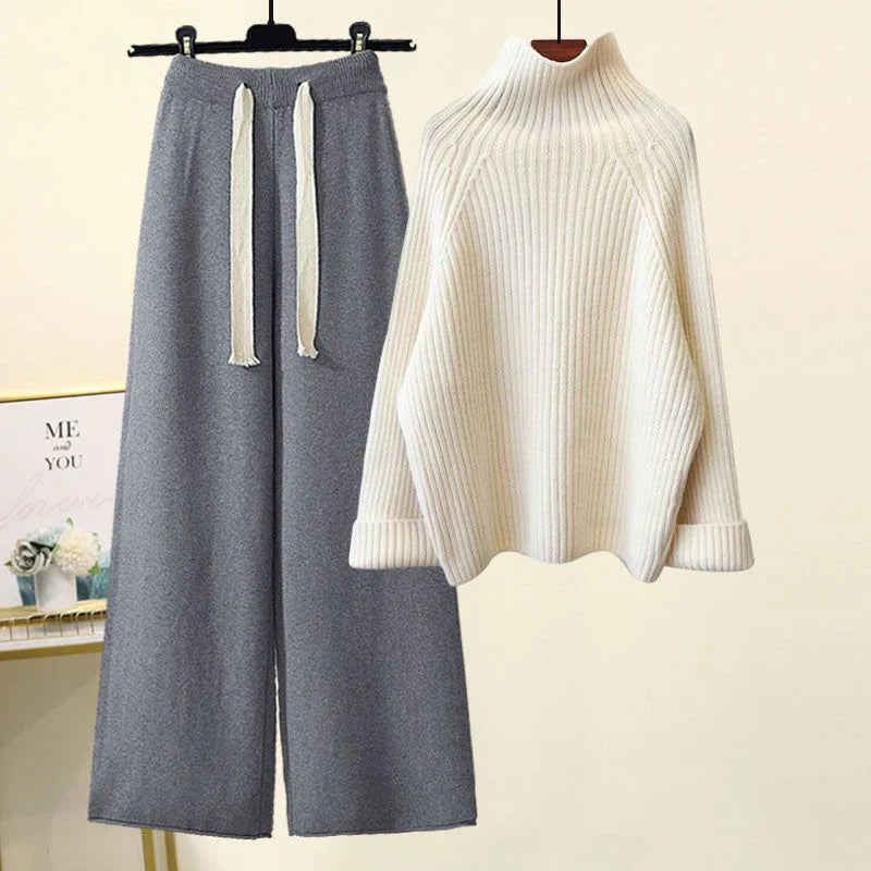 Cozy Oversized Sweater Two Piece Set