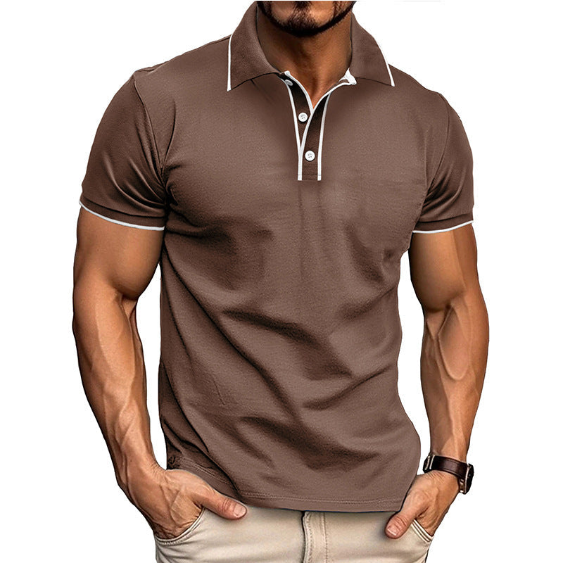 Slim Fit Men's Polo Shirt – Moisture Wicking Short Sleeve