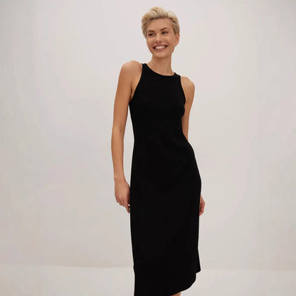Women's Simple Sleeveless Midi Dress - Nocini