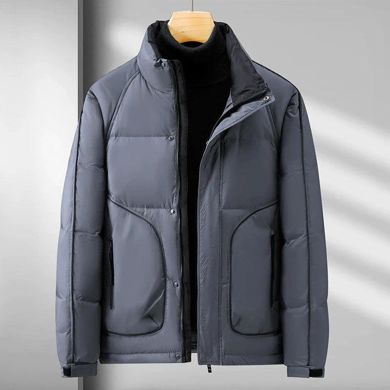 Warm Quilted Puffer Coat - Short Fit - Zip Up Jacket - Nocini