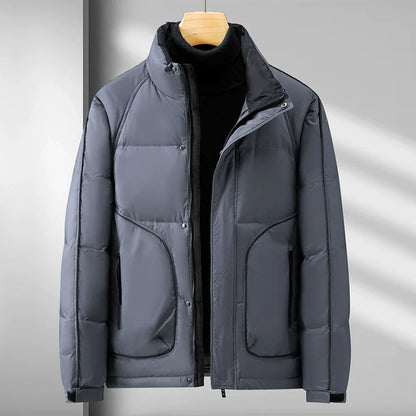 Warm Quilted Puffer Coat - Short Fit - Zip Up Jacket - Nocini