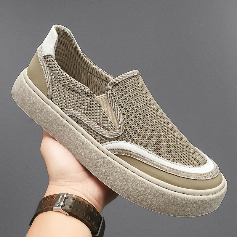 Men's Easy Slip On Shoes - Lightweight Breathable Sneakers - Nocini