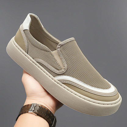 Men's Easy Slip On Shoes - Lightweight Breathable Sneakers - Nocini