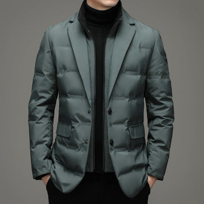 Waterproof Men's Jacket Insulated Quilted Fit