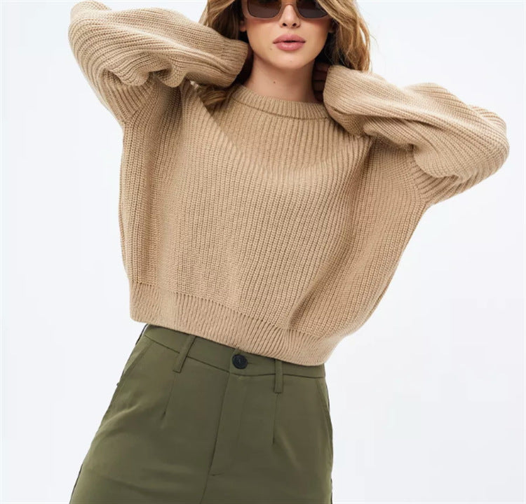 Cozy Large Cable Knit Sweater