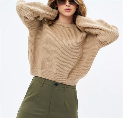 Cozy Large Cable Knit Sweater