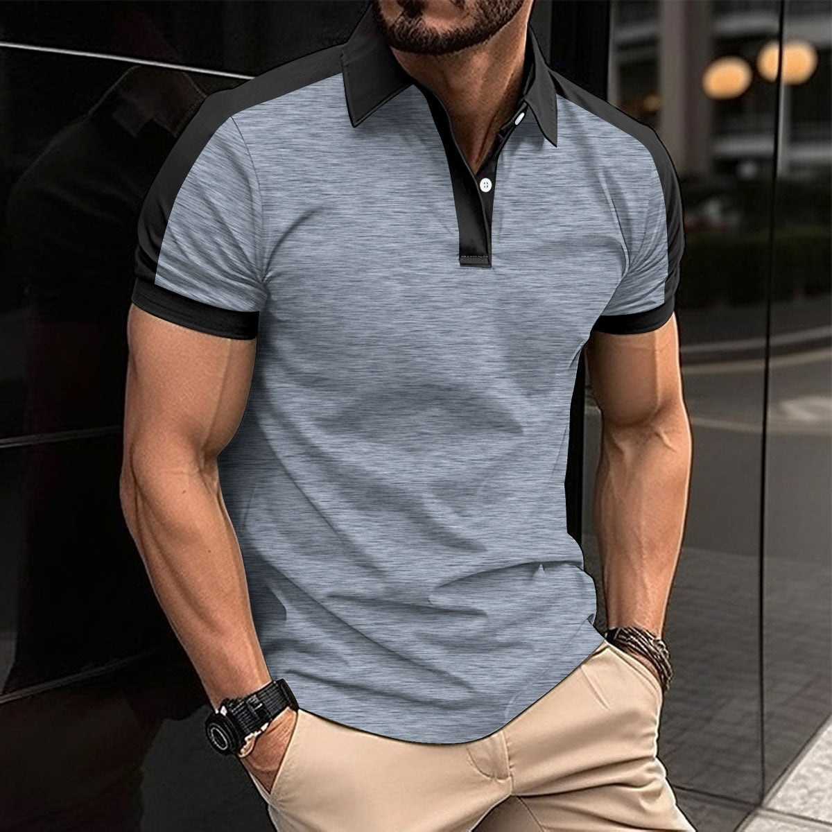 Slim Fit Men's Polo Shirt in Soft Cotton
