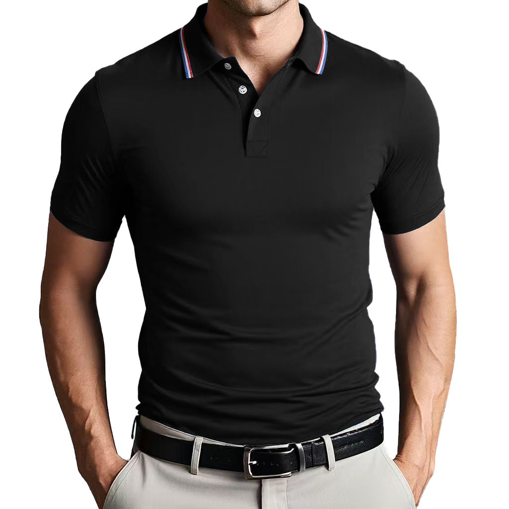 Men's Slim Fit Breathable Polo Shirt