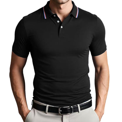 Men's Slim Fit Breathable Polo Shirt