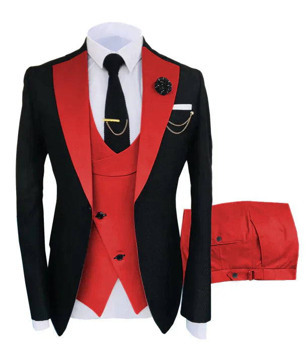 Classic 3 Piece Business Suit for Men