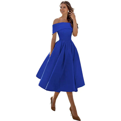 Ladies' Casual Off Shoulder Dress