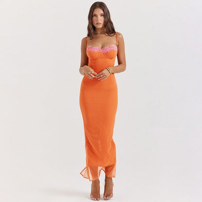 Elegant Strapless Midi Dress for Women