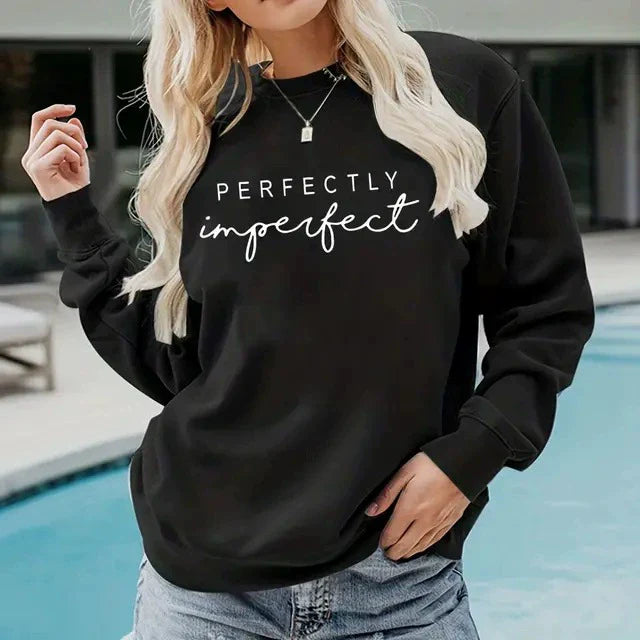 Casual Fit Motivational Quote Sweatshirt - Nocini