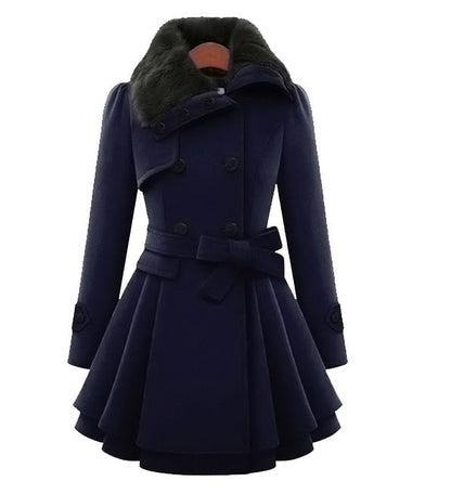 Classic Chic Long Trench Coat