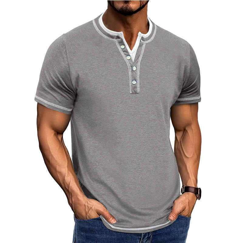 Classic Men's Short Sleeve Casual Tee