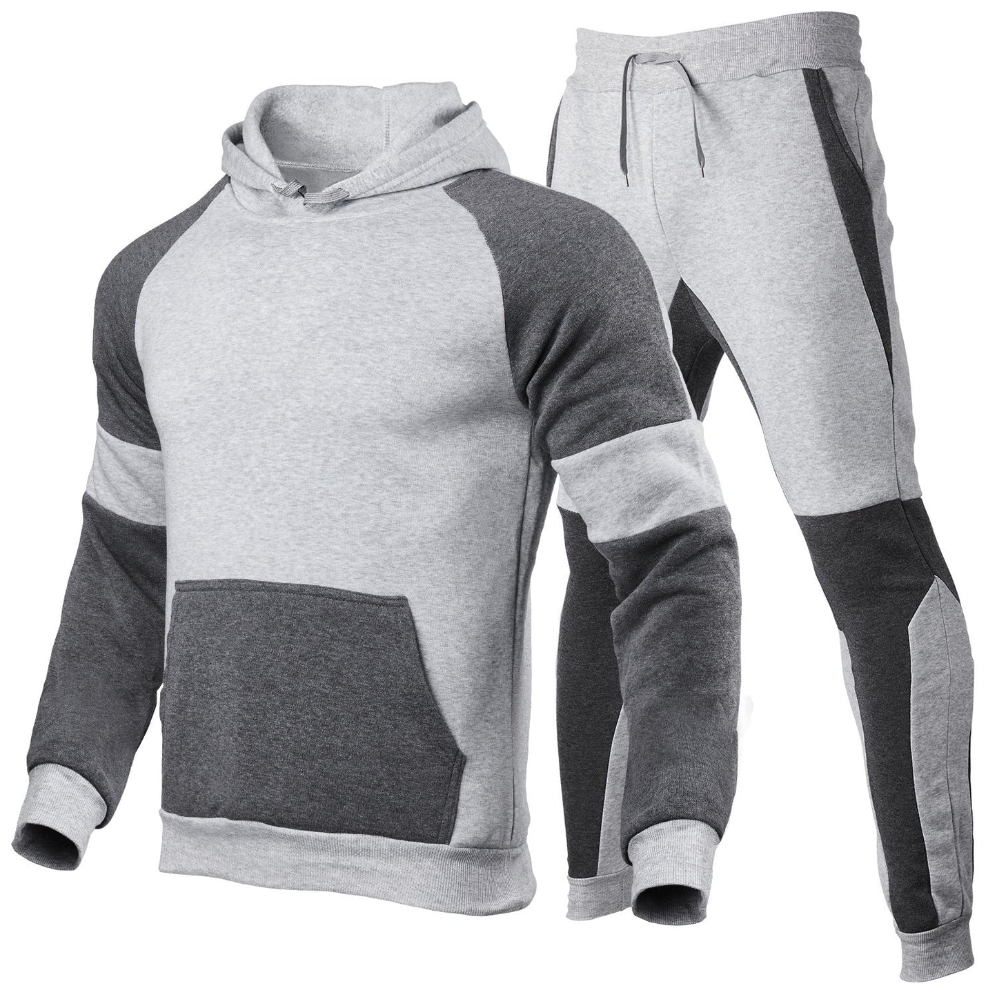 Comfortable Mens Jogging Suit Cotton Blend Sporty Style - Nocini