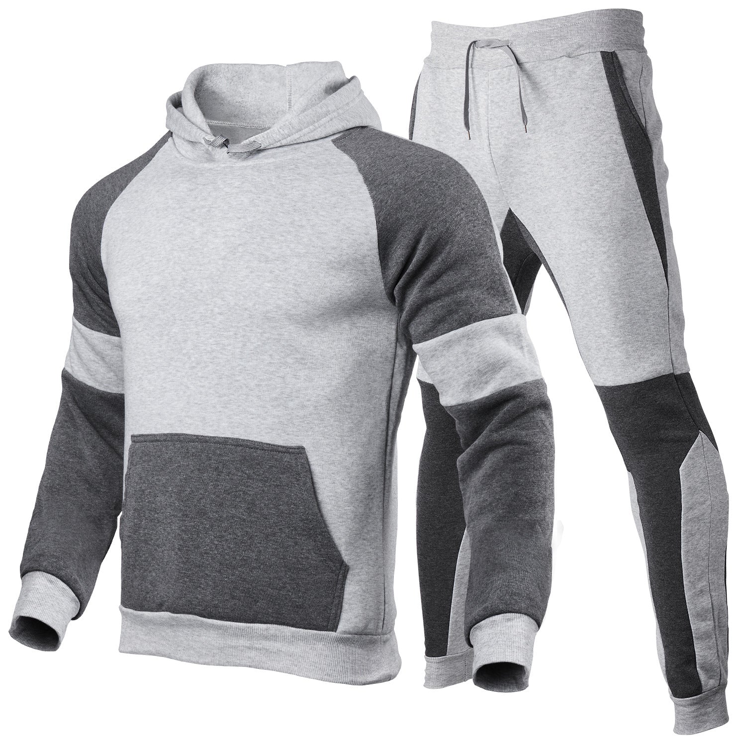 Comfortable Mens Jogging Suit Cotton Blend Sporty Style - Nocini