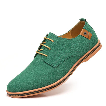Luxury Suede Mens Formal Oxford Shoes